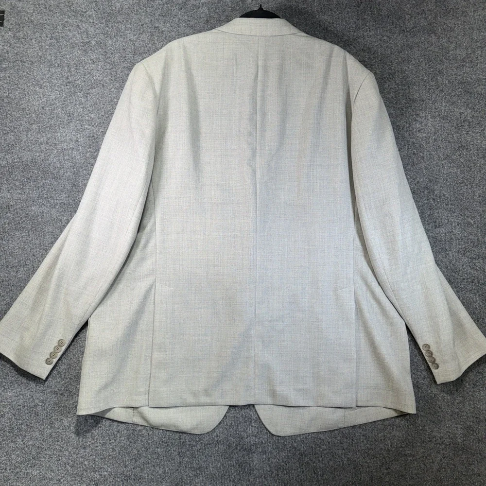Bonobos Vitale Barberis Canonico Blazer Mens 54R Gray Wool Unstructured Standard